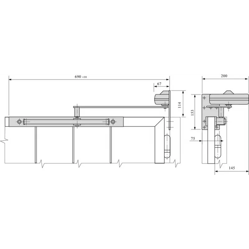 Ferme-portillon Stremler 620C