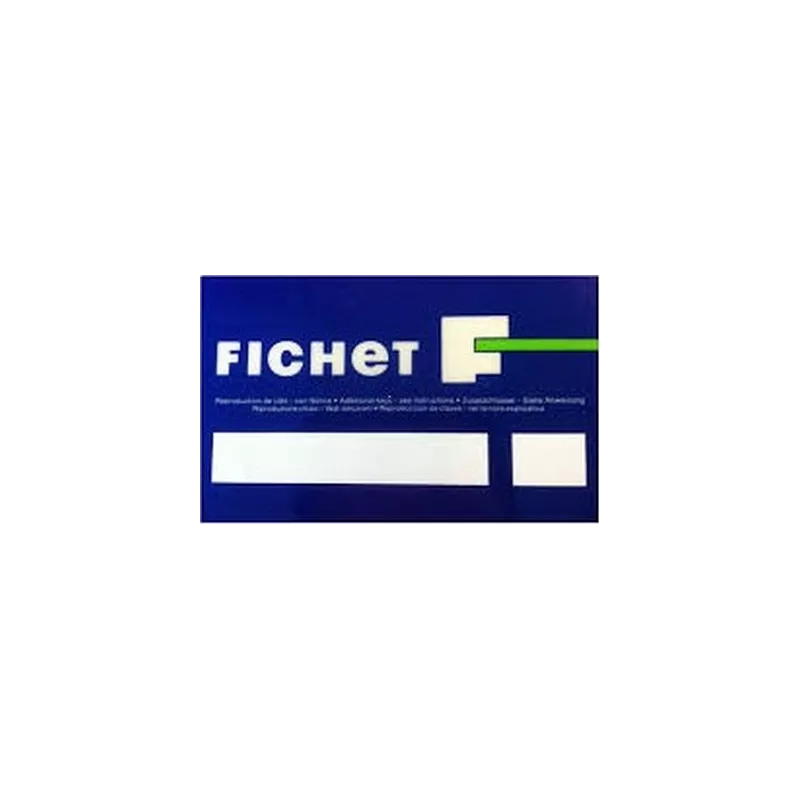 Carte de propriété Fichet Sans souci