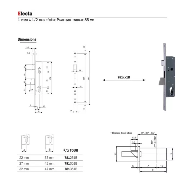 ISEO Electa 1 point lock