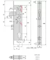 Serrure pour porte basculante Stremler 2565