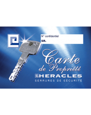 Duplicata de carte de propriété Héraclès