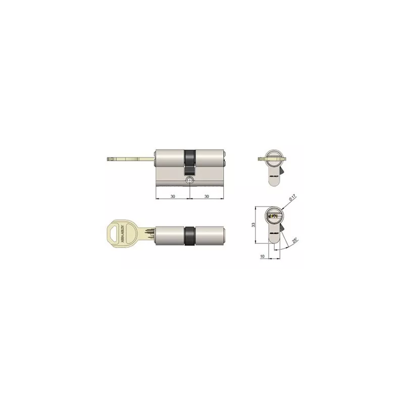 Cylindre Assa Abloy CY110