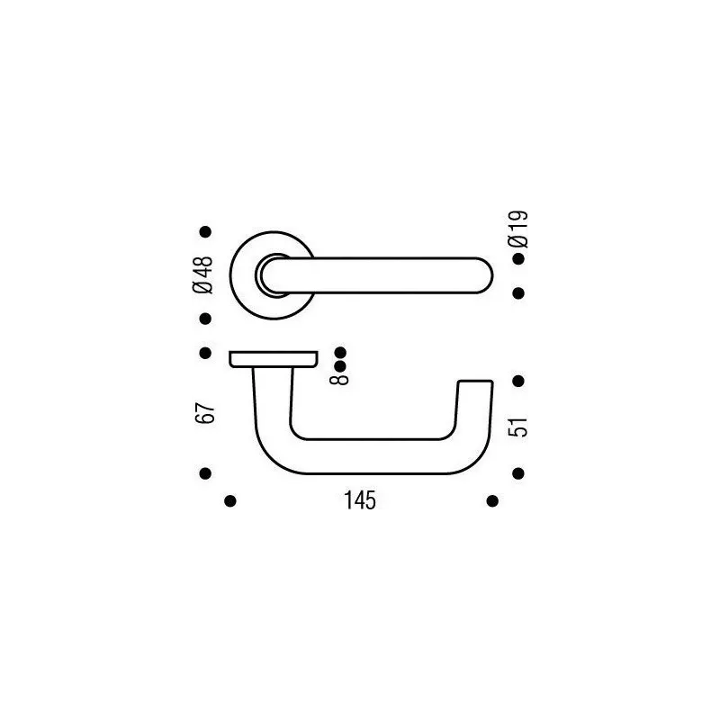 Béquilles en nylon Vachette Arcolor 232