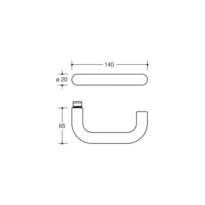 Paire de béquilles en nylon HEWI 111FR