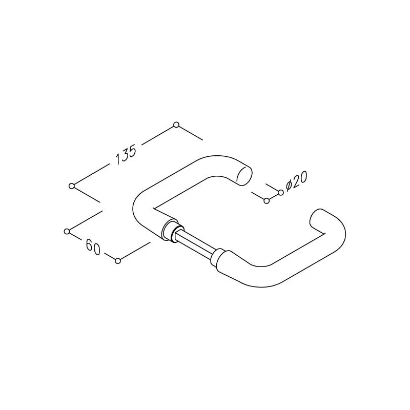 Normbau ZD94F Double reinforced crutches