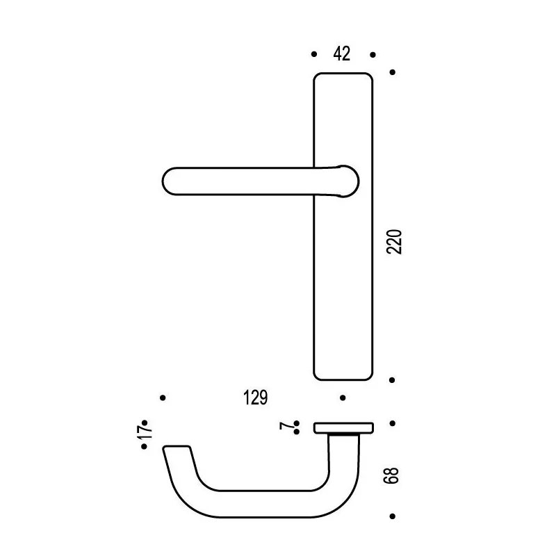 Vachette Bercy handle set