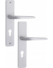 Heracles Hionna Home handle set on aluminium plates