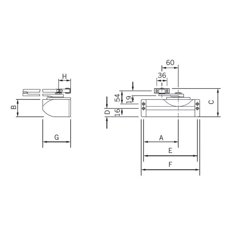 Ferme porte Dorma TS59