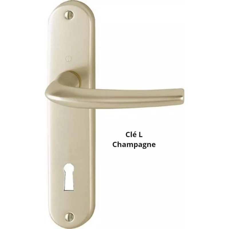 Ensemble béquilles sur plaques HOPPE San Diego