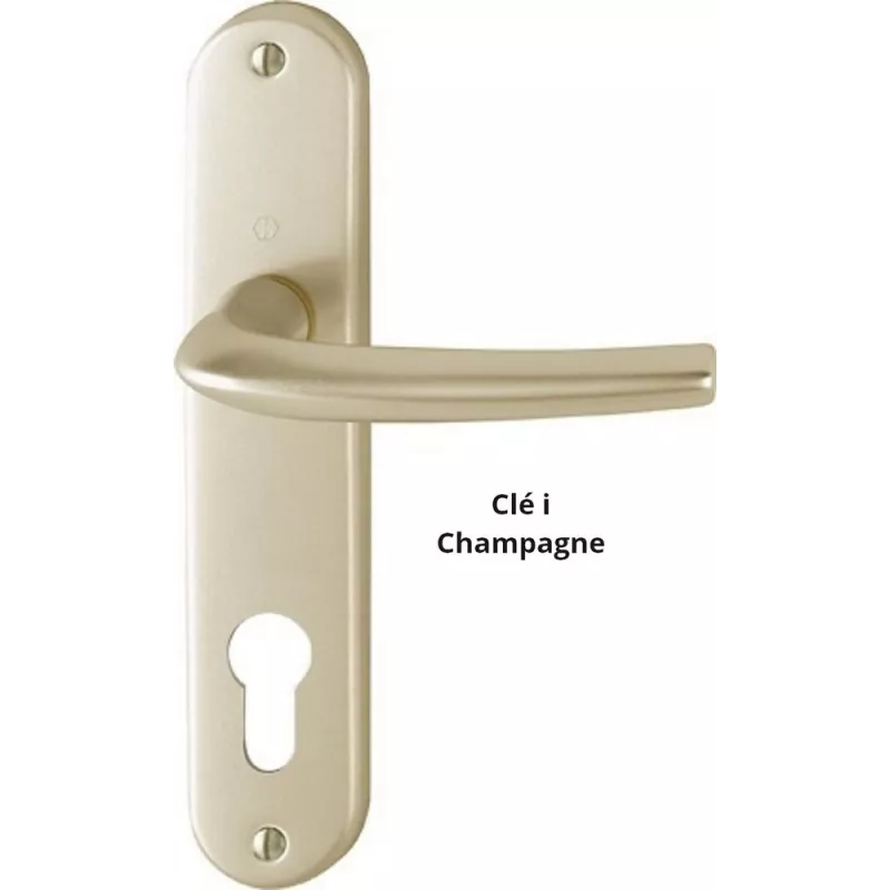 Ensemble béquilles sur plaques HOPPE San Diego