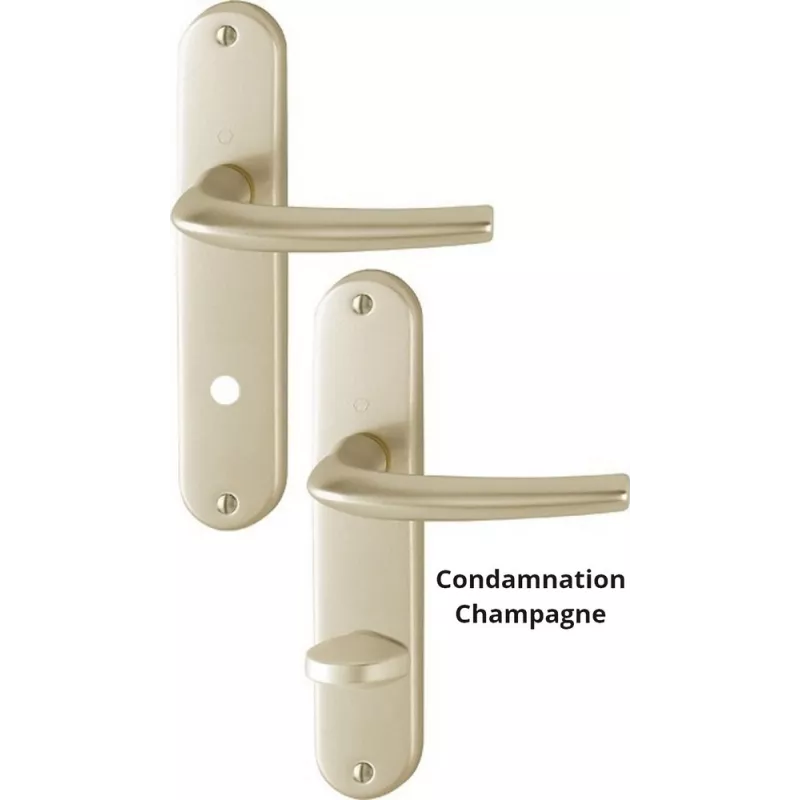 Ensemble béquilles sur plaques HOPPE San Diego