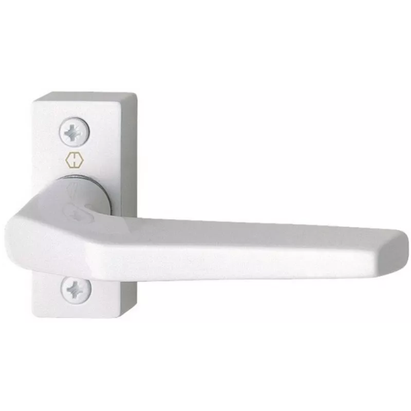 Hoppe Frankfurt Set of crutches on rosettes for metal woodwork