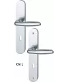 HOPPE Verona on plate Double crutches door handle