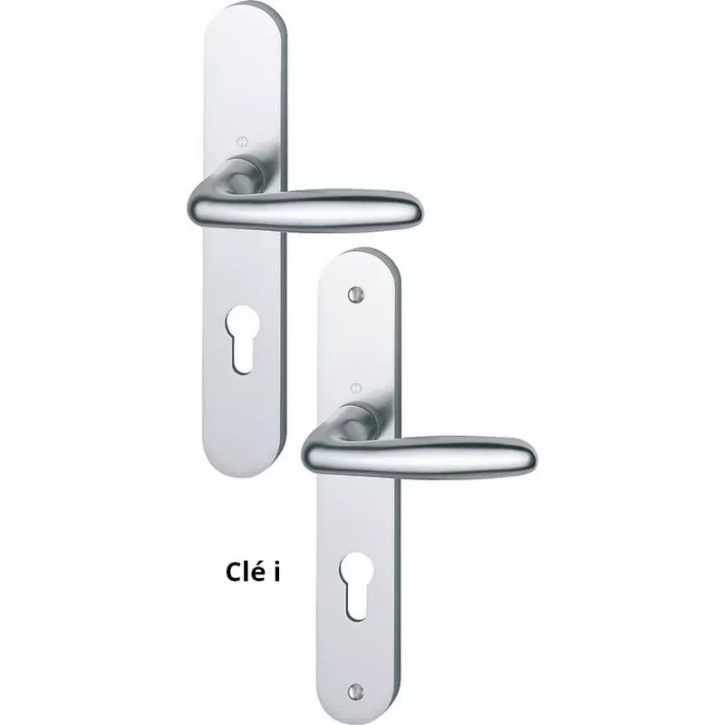 HOPPE Verona on plate Double crutches door handle