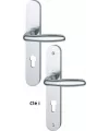 HOPPE Verona on plate Double crutches door handle