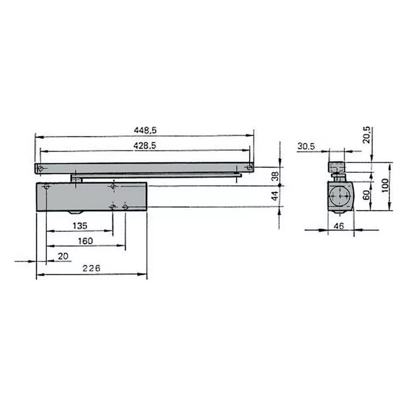 GEZE TS WOOD door closer