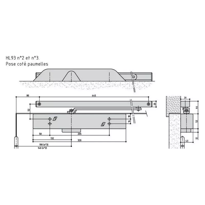 Levasseur HL93 door closer
