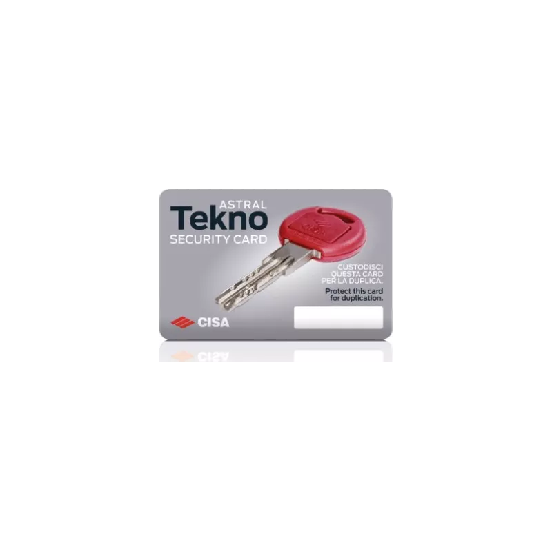 Double de clé Cisa Tekno