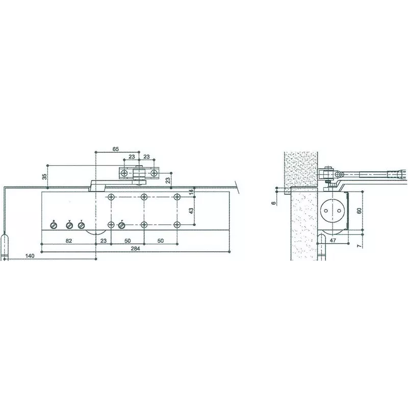 Levasseur HL300 door closer