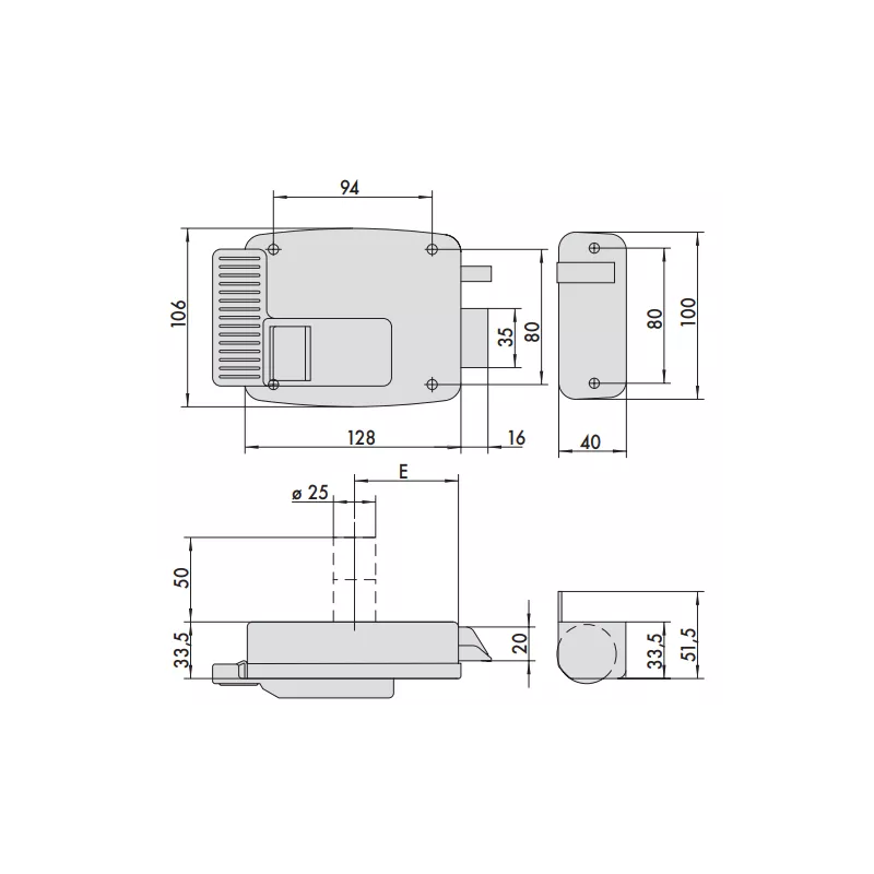 Cisa Series 116 Electric Button Locks