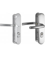 Door security handle set Bricard Osmose 250x50mm