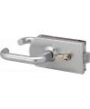 Serrure pour porte en verre Metalux 9845R
