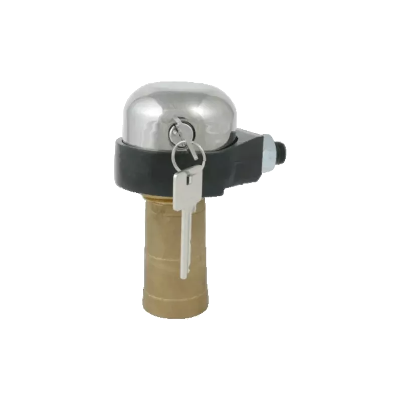 Ball lock for metal curtains