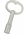 Clé triangle femelle 9 mm type "Ascensoriste"