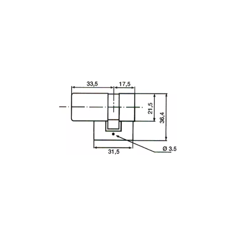 Bricard Bloctout Half cylinder