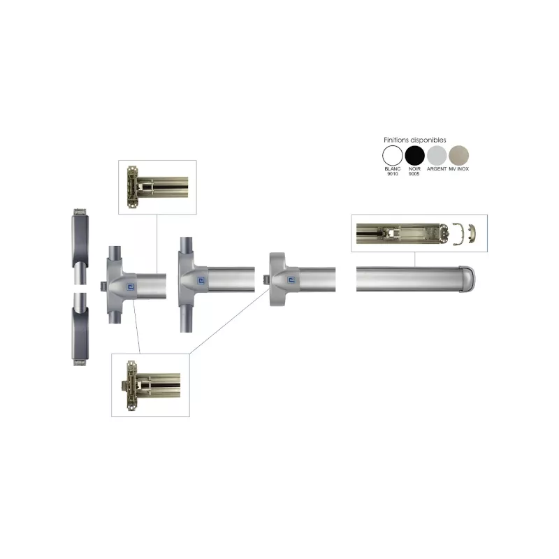Serrure "Push bar" anti panique Héraclès Evak