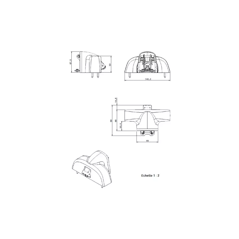Serrure "Push bar" anti panique Héraclès Evak