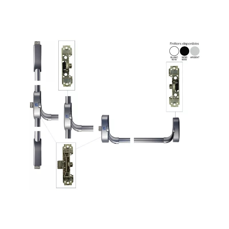 Héraclès Evak anti-panic "Cross bar" lock