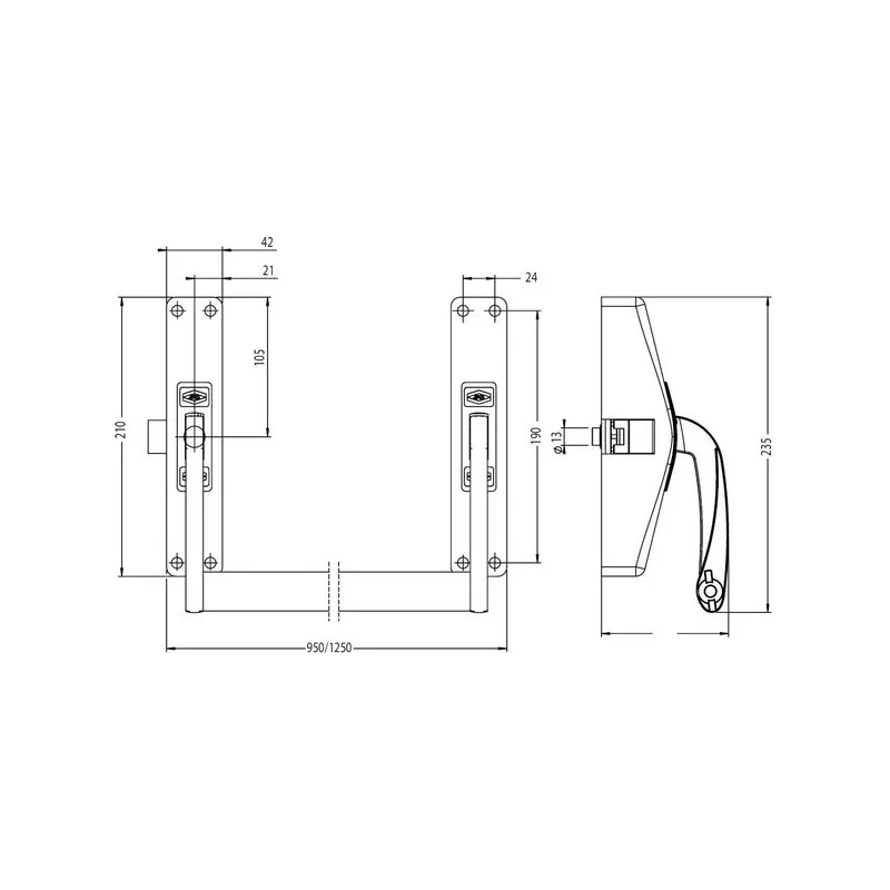 Anti panique JPM Crossbar 89
