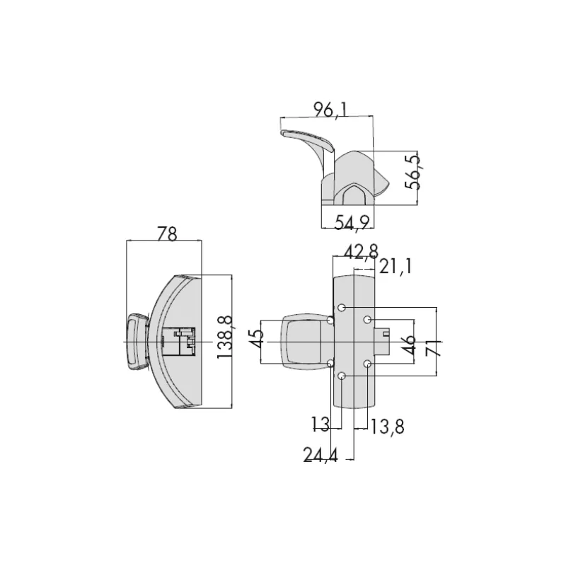 Serrure antipanique Bricard Touch Pad évolution