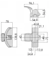 Serrure antipanique Bricard Touch Pad évolution
