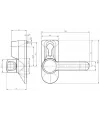Module extérieur "petit modèle" pour antipanique Bricard