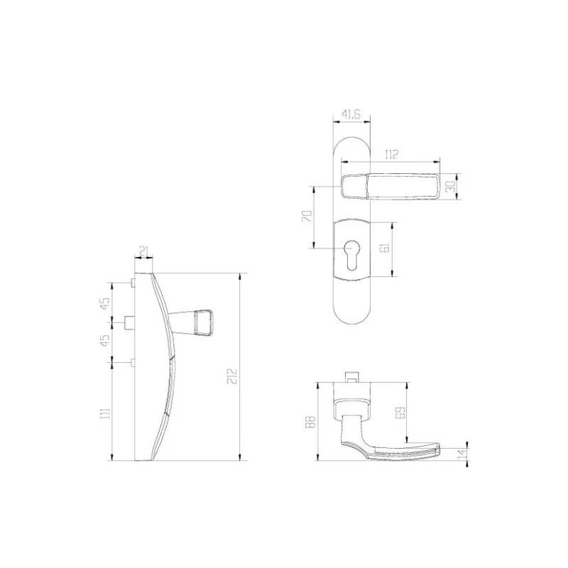 Module extérieur EN5000 pour antipanique JPM Fluid