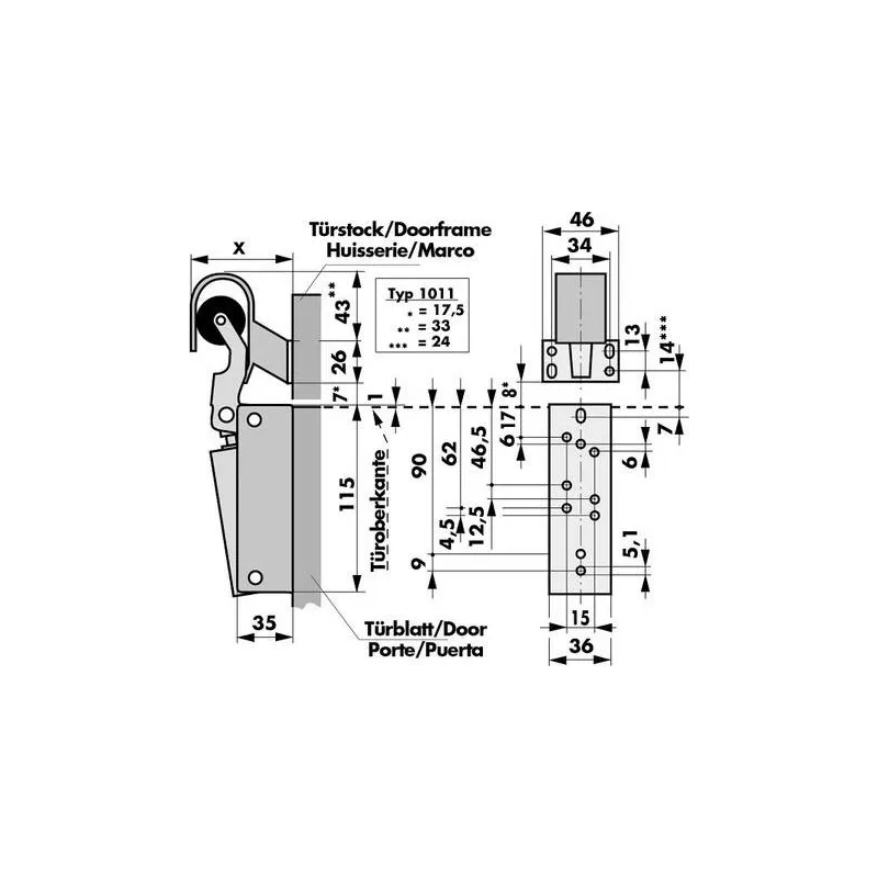 Dictator Z1000 door damper