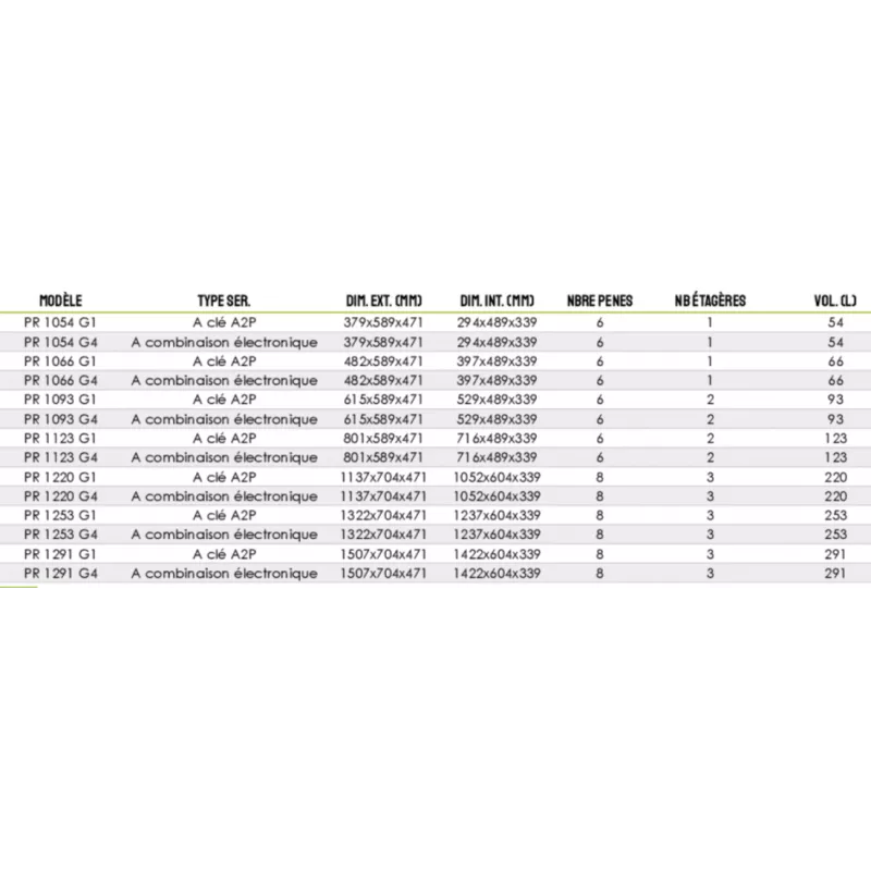Coffre fort à combinaison Hartmann Tresore Protect Duo