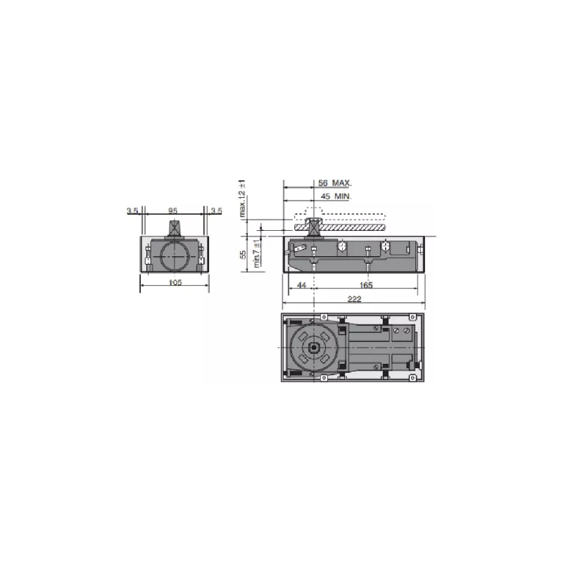 Pivot de sol MAB 7100