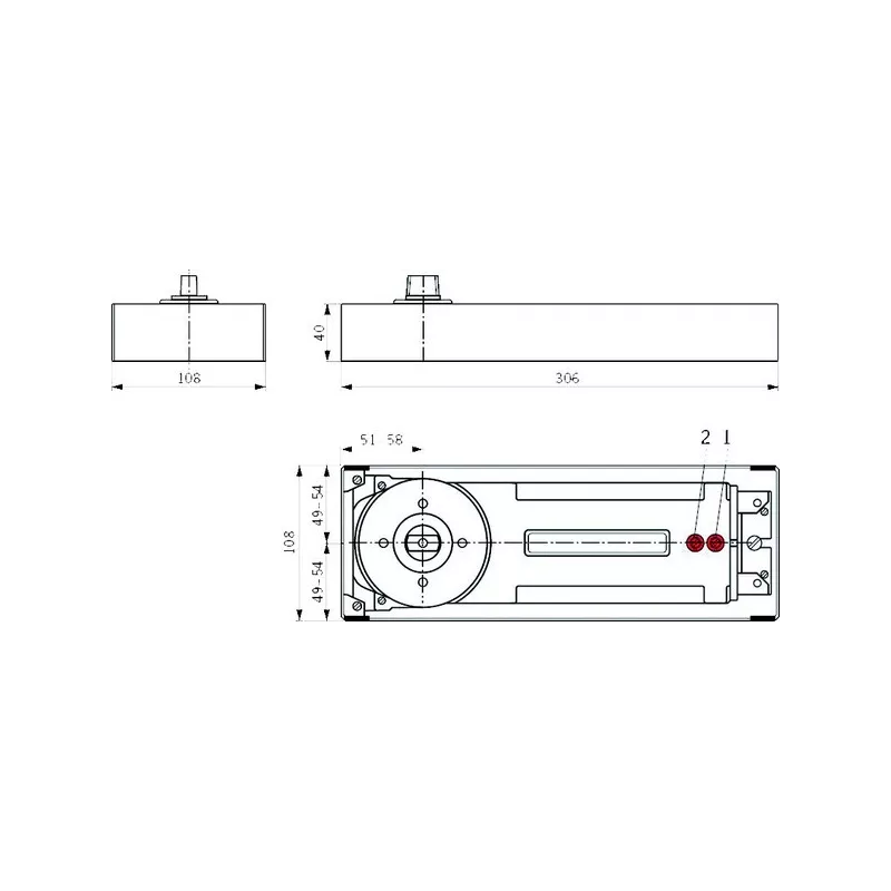 Dorma BTS 84 Floor door closer