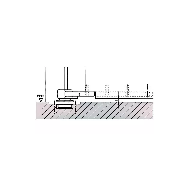 Faux pivot Dorma 7471
