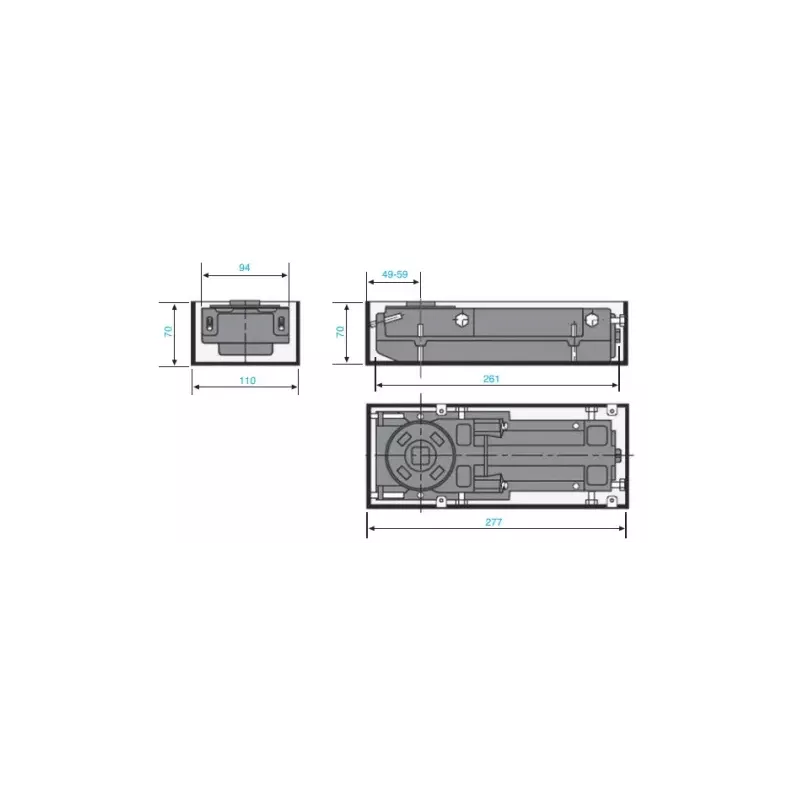 MAB DC477 ground pivot (new version of MAB 7700)