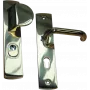 Dieckmann 7050 Brass Pull+ crutch handle set