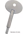 Male square key 4, 6, 7 mm