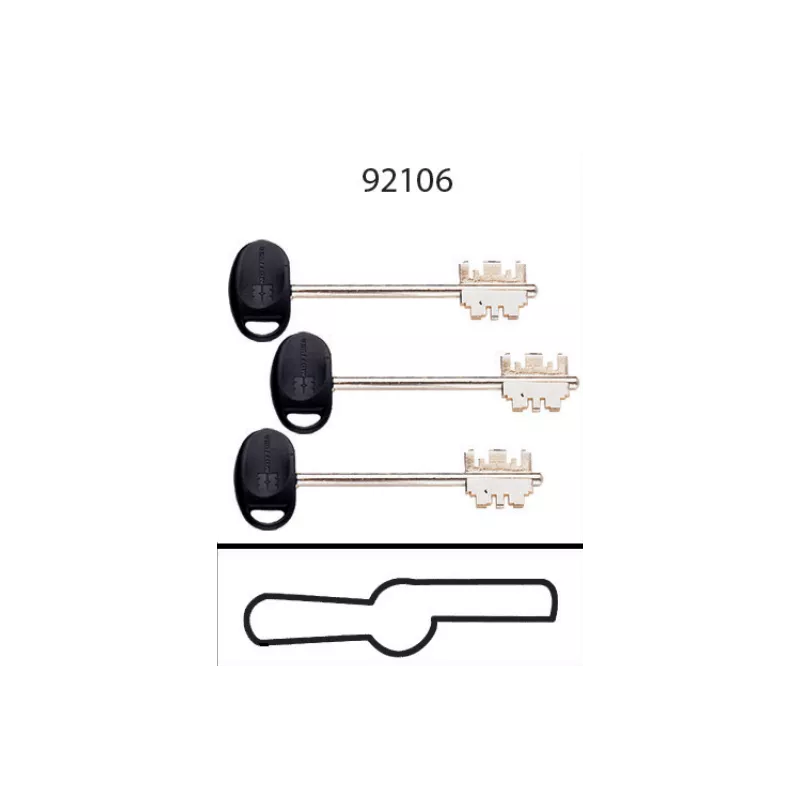 Serrure Mottura 537, 3 points en applique 