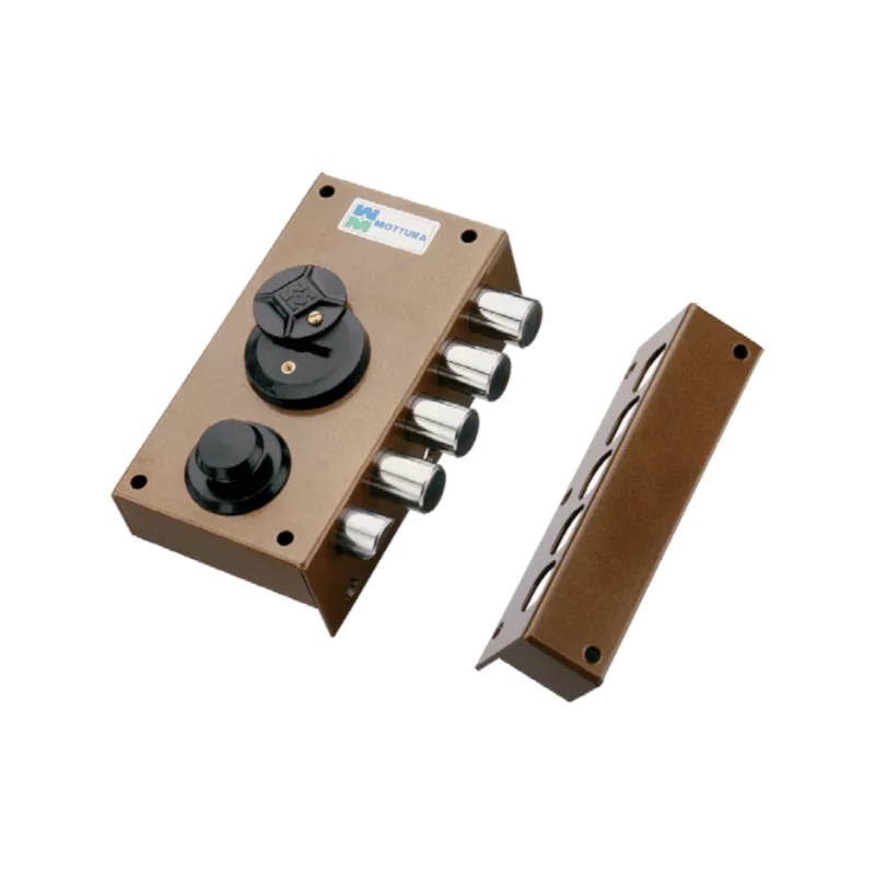 Serrure Mottura 527, 1 points avec demi tour