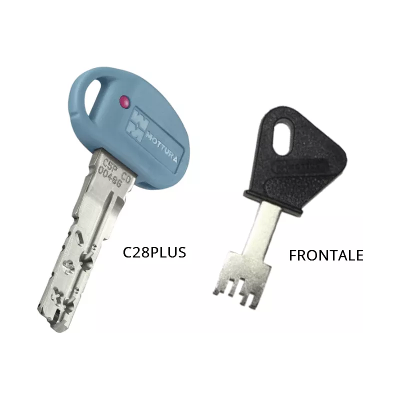 Mottura lock 34.329, 3 point double key input