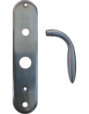Internal handle on FICHET plate with thumbhole