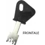 Mottura 30.632 3-point lock double cylinder Frontale key